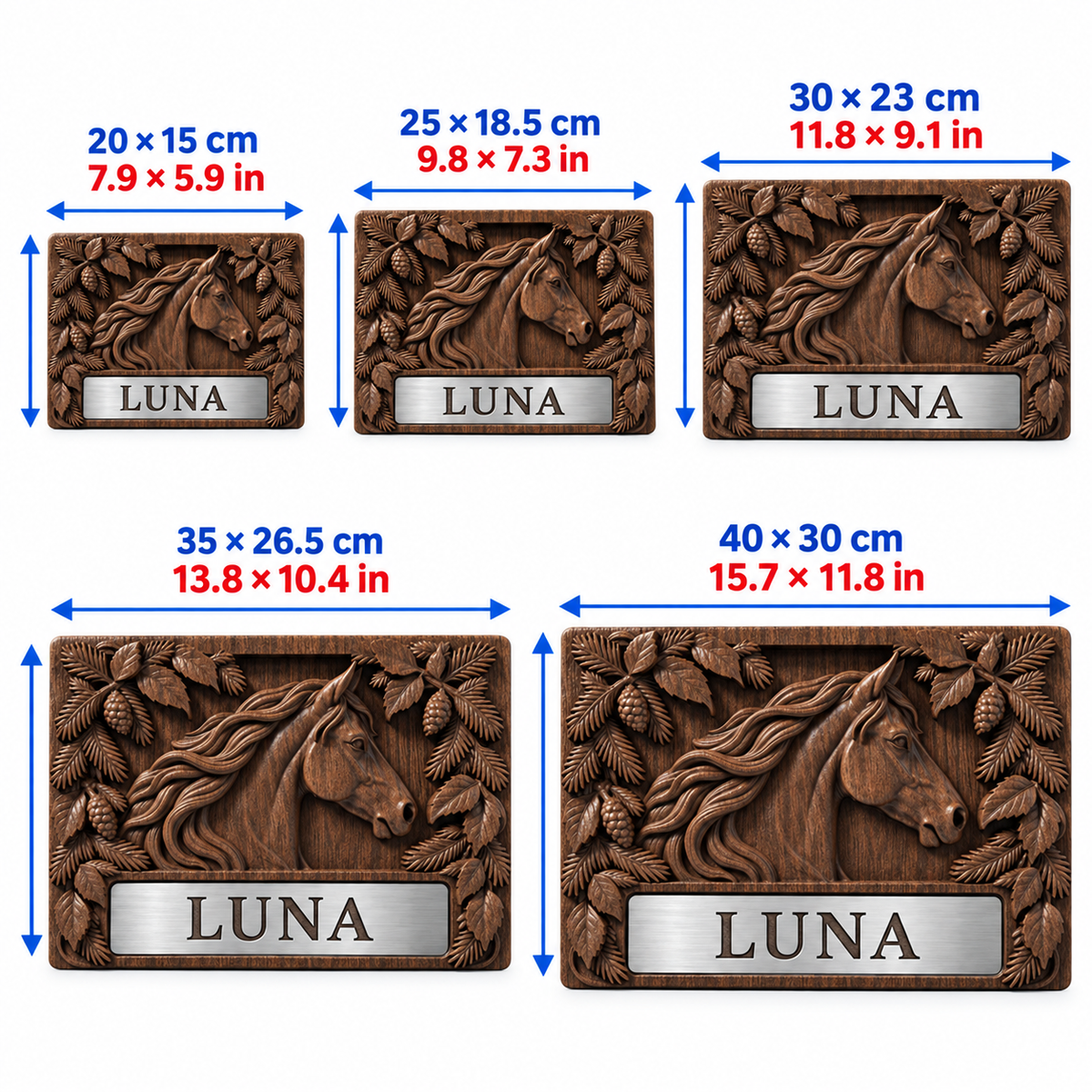 Individuelles Boxenschild für dein Pferd №6